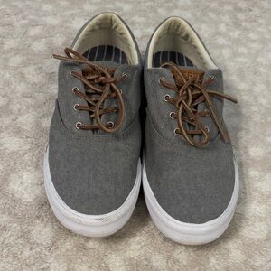 Sperry Gray Canvas Men's Sneakers